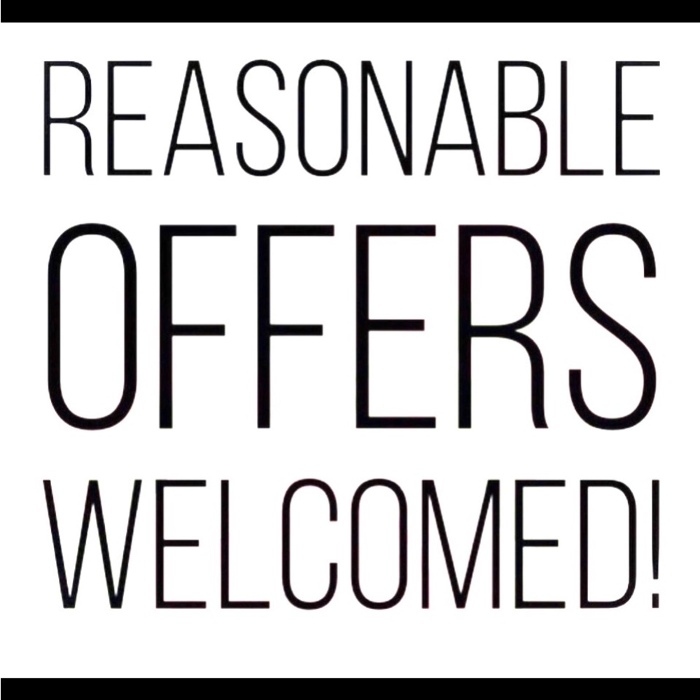 Reasonable offers accepted!